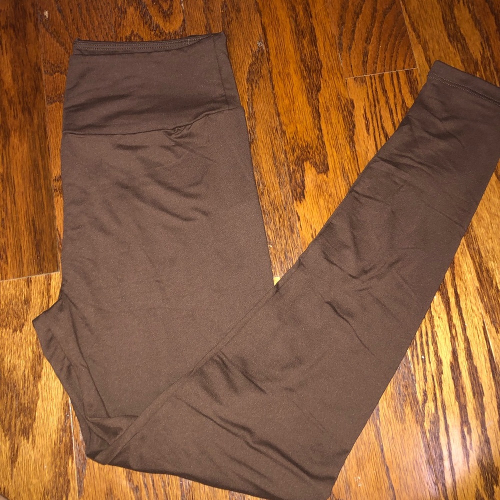 NWT Lularoe Solid Brown Leggings One Size